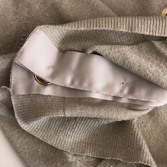 Calvin Klein light sweater with cute gold buttons - Picture 7 of 11